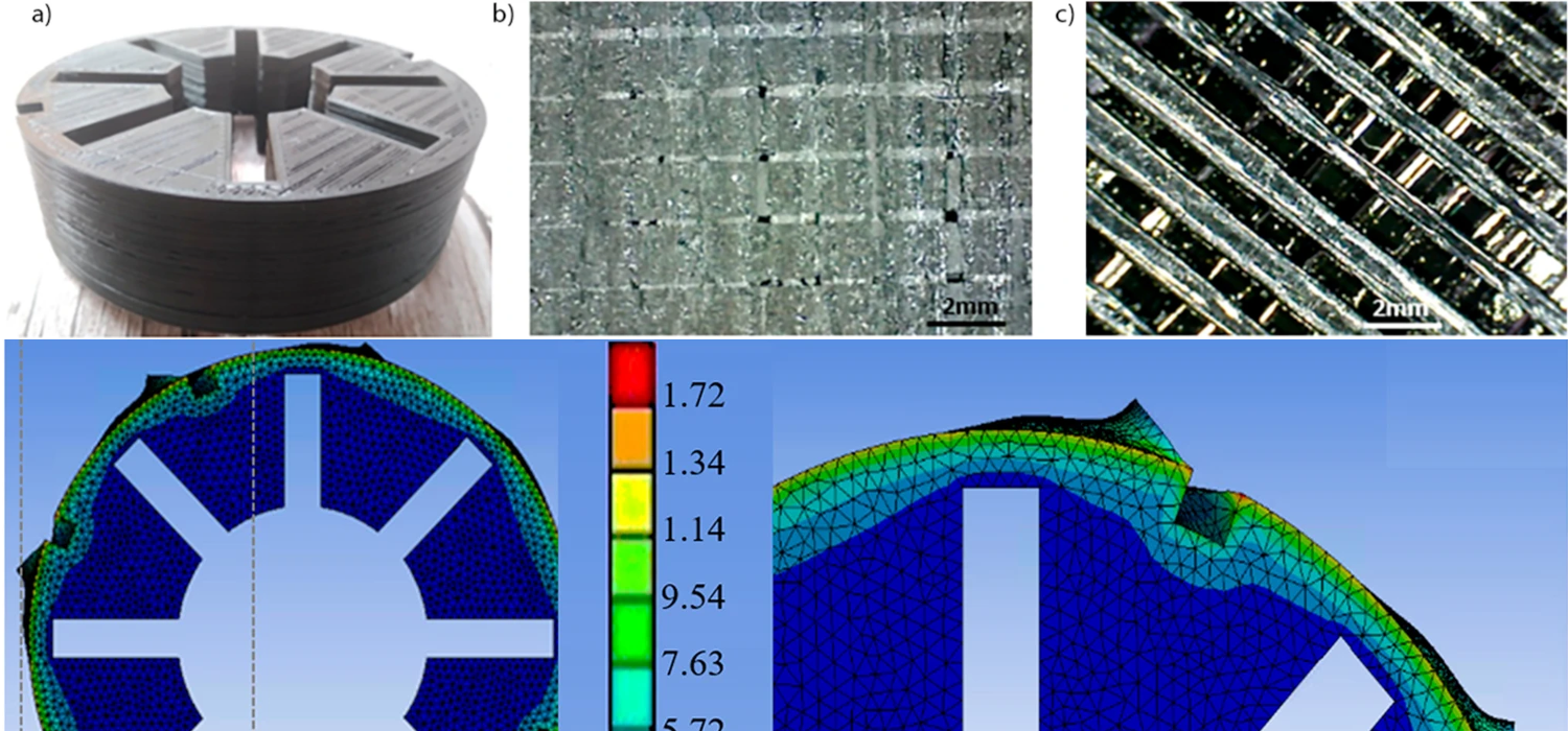 Estudio experimental y simulado de la idoneidad de acoplamientos impresos en 3D para su aplicación industrial