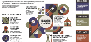 Jornada-Workshop: Bioconstrucción, biomateriales de proximidad y aislamiento sostenible